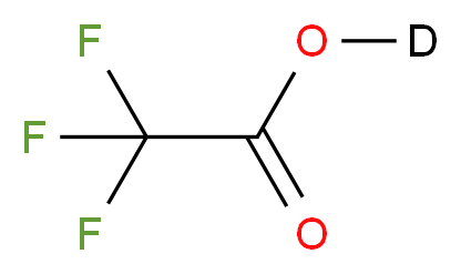 trifluoroethan(<sup>2</sup>H)oic acid_分子结构_CAS_599-00-8