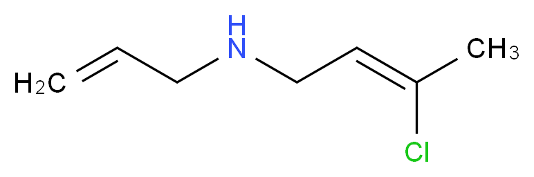 [(2Z)-3-chlorobut-2-en-1-yl](prop-2-en-1-yl)amine_分子结构_CAS_683769-64-4