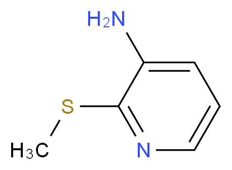 2-(methylthio)-3-pyridinamine_分子结构_CAS_38240-22-1)