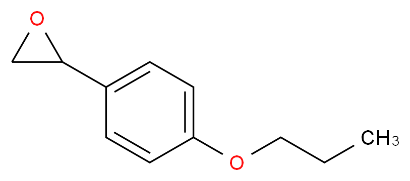 2-(4-propoxyphenyl)oxirane_分子结构_CAS_)