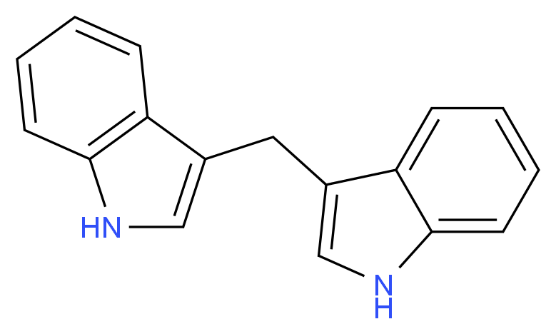 3,3'-Diindolylmethane_分子结构_CAS_1968-05-4)