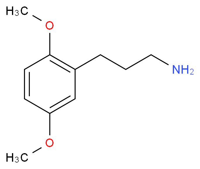 3-(2,5-DIMETHOXY-PHENYL)-PROPYLAMINE_分子结构_CAS_56966-37-1)