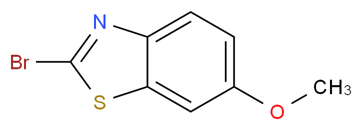 2-bromo-6-methoxy-1,3-benzothiazole_分子结构_CAS_2941-58-4