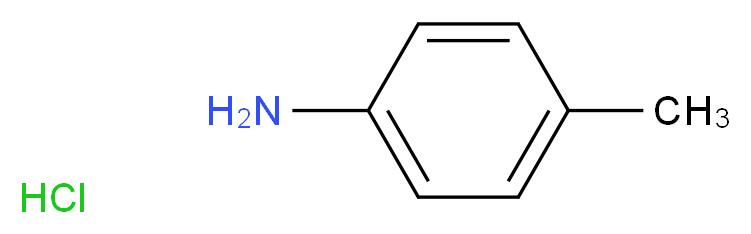 4-methylaniline hydrochloride_分子结构_CAS_540-23-8