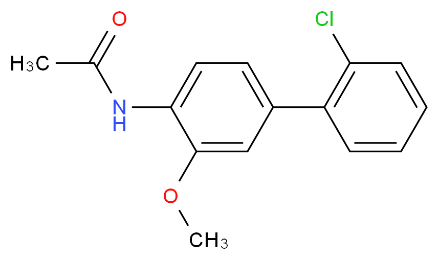 N-(2'-chloro-3-methoxybiphenyl-4-yl)acetamide_分子结构_CAS_)