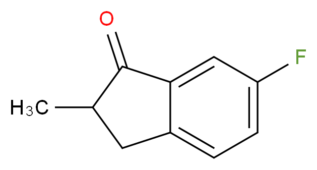 6-Fluoro-2-methyl-2,3-dihydro-1H-inden-1-one_分子结构_CAS_)