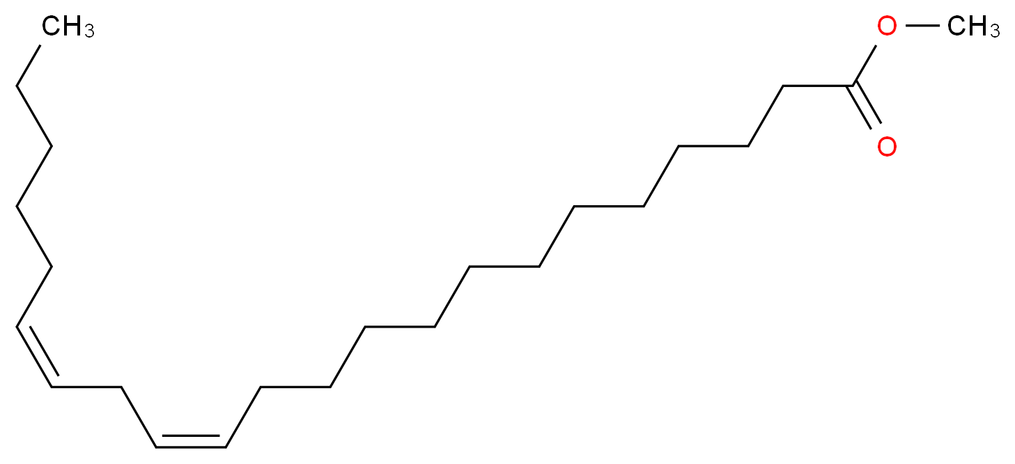 methyl (13Z,16Z)-docosa-13,16-dienoate_分子结构_CAS_61012-47-3