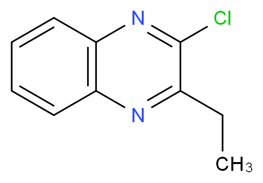 2-Chloro-3-ethylquinoxaline_分子结构_CAS_77186-62-0)