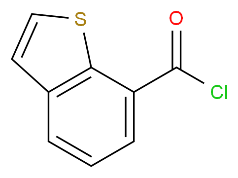 1-benzothiophene-7-carbonyl chloride_分子结构_CAS_120081-47-2