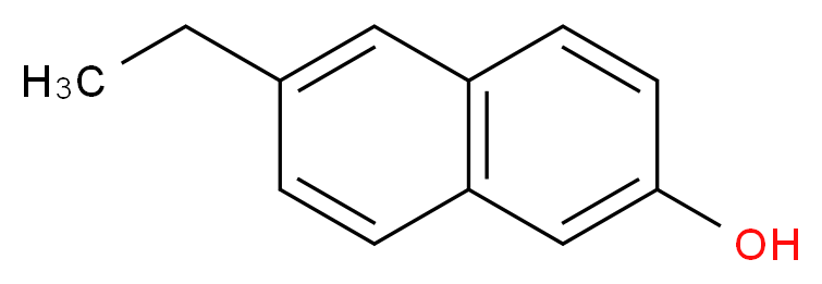 6-ethylnaphthalen-2-ol_分子结构_CAS_1999-64-0