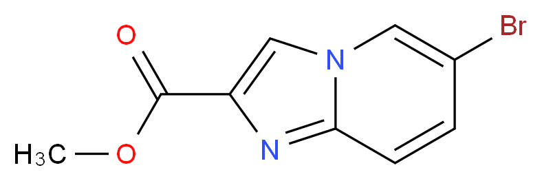 methyl 6-bromoimidazo[1,2-a]pyridine-2-carboxylate_分子结构_CAS_354548-08-6