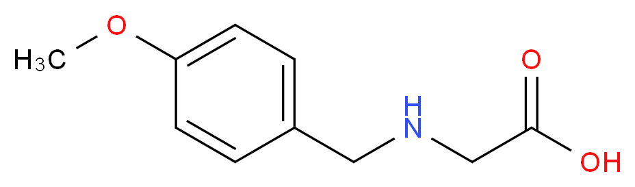 N-(4-Methoxybenzyl)glycine_分子结构_CAS_20839-78-5)