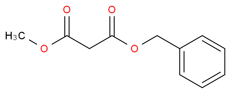 Benzyl methyl malonate_分子结构_CAS_52267-39-7)