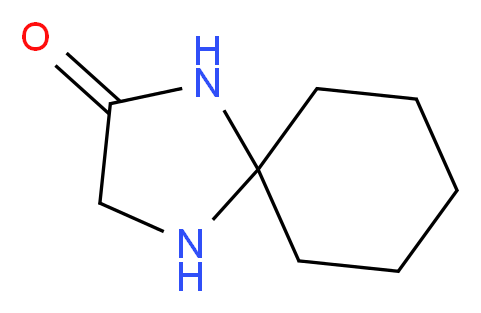 1,4-Diazaspiro[4.5]decan-2-one_分子结构_CAS_19718-88-8)
