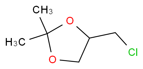 4-(chloromethyl)-2,2-dimethyl-1,3-dioxolane_分子结构_CAS_4362-40-7)