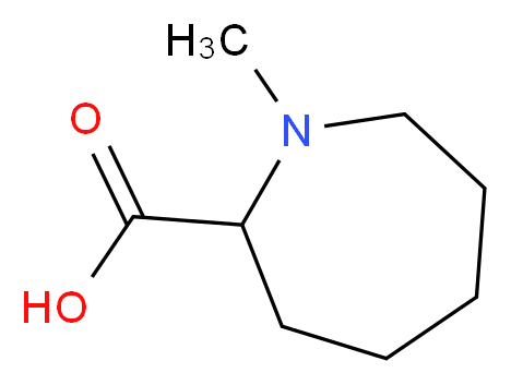 1-methylazepane-2-carboxylic acid_分子结构_CAS_5227-51-0)