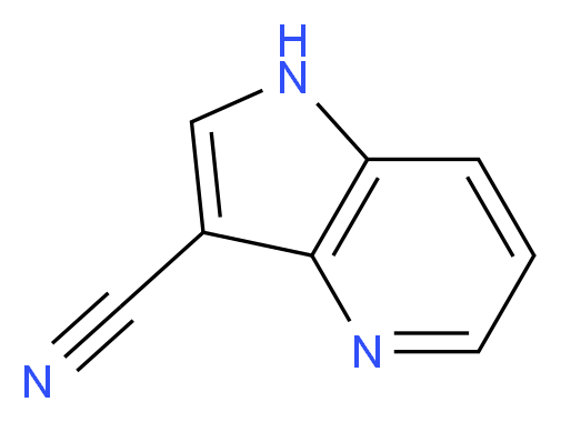 1H-pyrrolo[3,2-b]pyridine-3-carbonitrile_分子结构_CAS_1196151-62-8