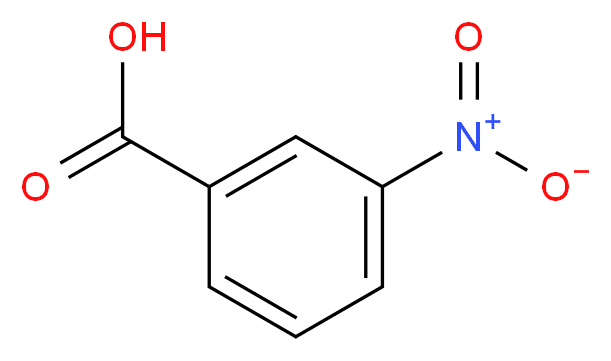 3-Nitrobenzoic acid_分子结构_CAS_121-92-6)