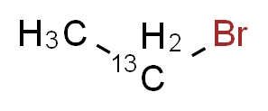 1-bromo(1-<sup>1</sup><sup>3</sup>C)ethane_分子结构_CAS_92276-91-0