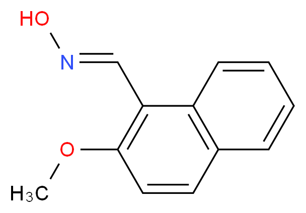 2-methoxy-1-naphthaldehyde oxime_分子结构_CAS_99806-91-4)