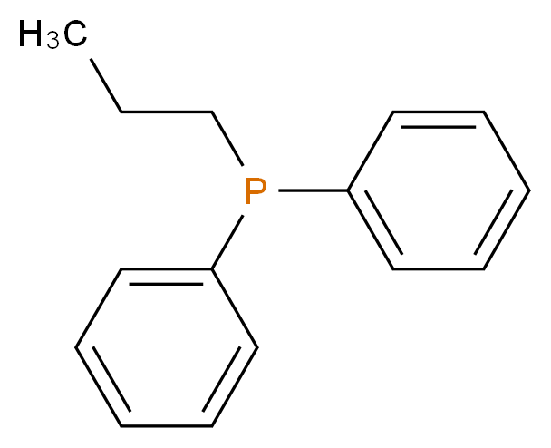 diphenyl(propyl)phosphane_分子结构_CAS_7650-84-2