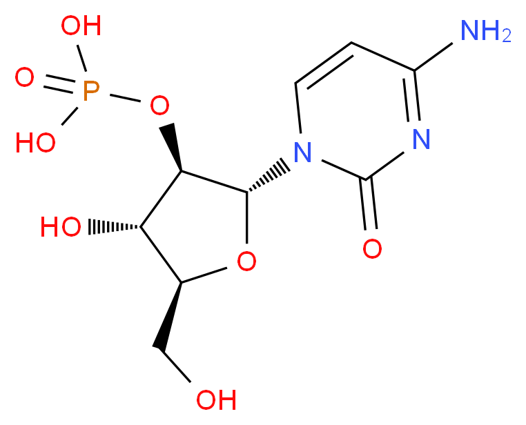 Cytidine-2'-Monophosphate_分子结构_CAS_85-94-9)