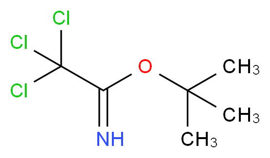 叔丁基 2,2,2-三氯乙酰亚胺酯_分子结构_CAS_98946-18-0)