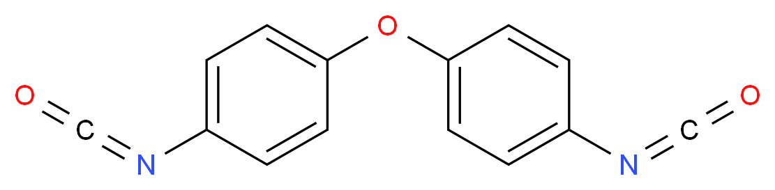 1-isocyanato-4-(4-isocyanatophenoxy)benzene_分子结构_CAS_4128-73-8