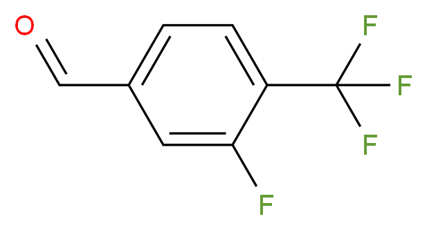 3-氟-4-(三氟甲基)苯甲醛_分子结构_CAS_204339-72-0)