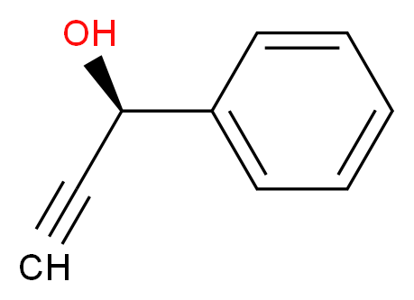 (R)-1-苯基-2-丙炔-1-醇_分子结构_CAS_61317-73-5)
