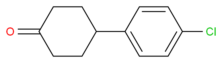 4-(4-Chlorophenyl)cyclohexanone_分子结构_CAS_14472-80-1)