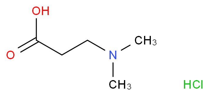 3-(dimethylamino)propanoic acid hydrochloride_分子结构_CAS_14788-12-6)