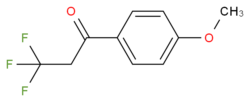 3,3,3-trifluoro-1-(4-methoxyphenyl)propan-1-one_分子结构_CAS_)