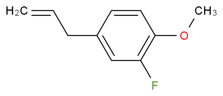 4-Allyl-2-fluoroanisole_分子结构_CAS_)