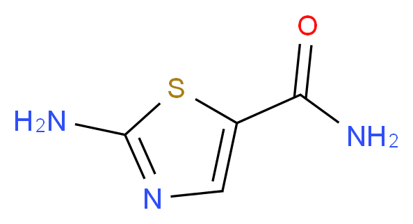 2-amino-1,3-thiazole-5-carboxamide_分子结构_CAS_52499-04-4)