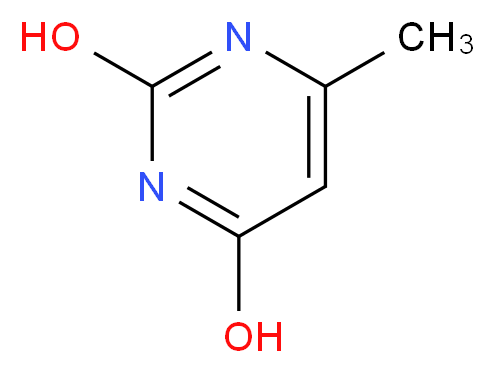 6-methylpyrimidine-2,4-diol_分子结构_CAS_626-48-2