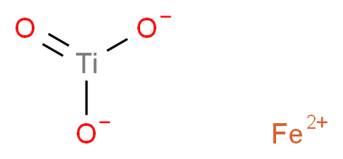 λ<sup>2</sup>-iron(2+) ion oxotitaniumbis(olate)_分子结构_CAS_12022-71-8