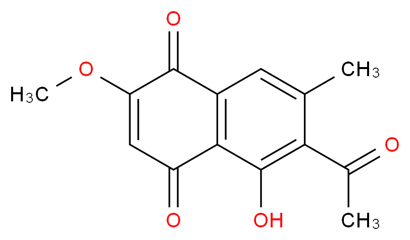 2-Methoxystypandrone_分子结构_CAS_85122-21-0)