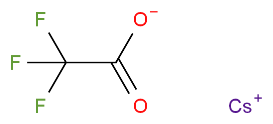 Cesium trifluoroacetate 溶液_分子结构_CAS_21907-50-6)