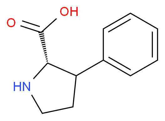 3-Phenyl-L-Proline_分子结构_CAS_118758-48-8)