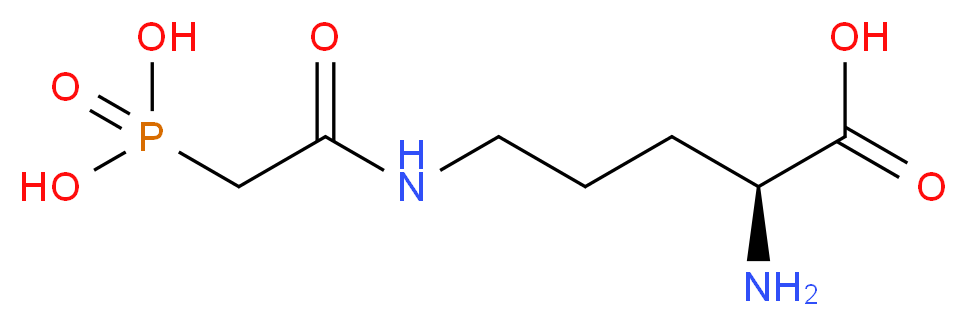 N-(Phosphonoacetyl)-L-Ornithine_分子结构_CAS_63446-55-9)