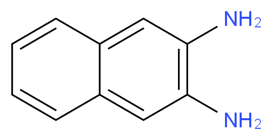 naphthalene-2,3-diamine_分子结构_CAS_771-97-1