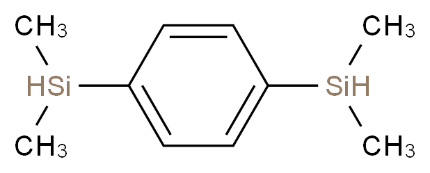 [4-(dimethylsilyl)phenyl]dimethylsilane_分子结构_CAS_2488-01-9