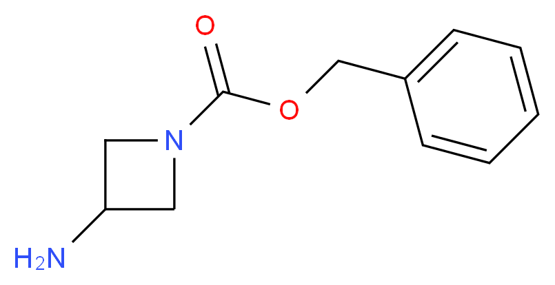 benzyl 3-aminoazetidine-1-carboxylate_分子结构_CAS_112257-20-2