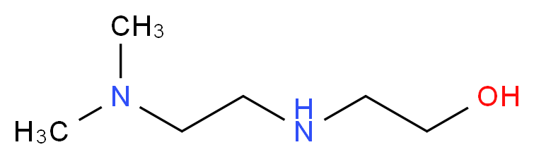 2-(2-Dimethylamino-ethylamino)-ethanol_分子结构_CAS_38361-86-3)