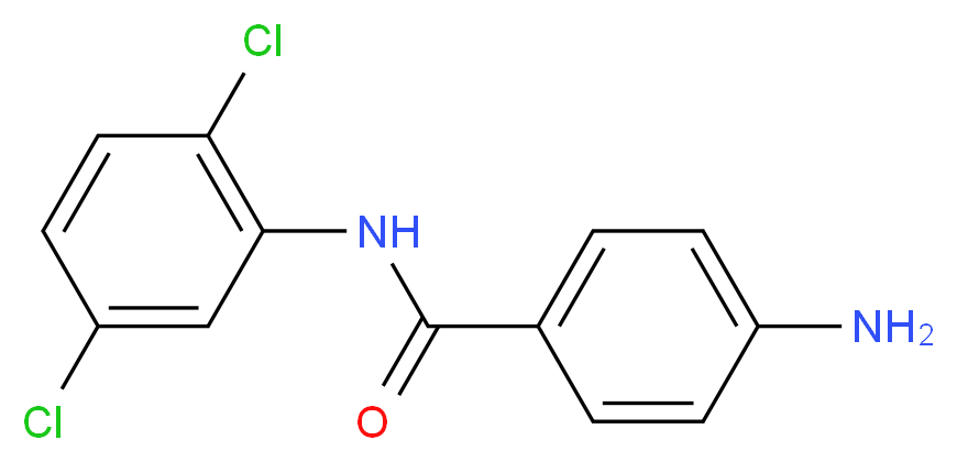4-Amino-N-(2,5-dichlorophenyl)benzamide_分子结构_CAS_)
