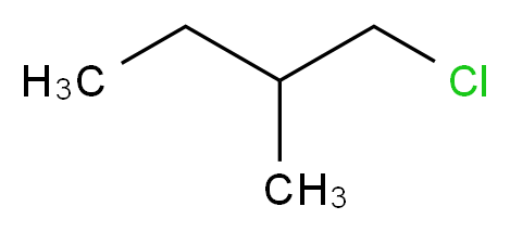 1-氯-2-甲基丁烷_分子结构_CAS_616-13-7)