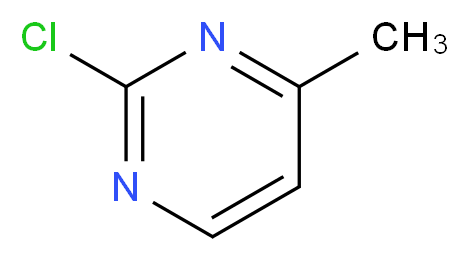 2-Chloro-4-methylpyrimidine_分子结构_CAS_13036-57-2)