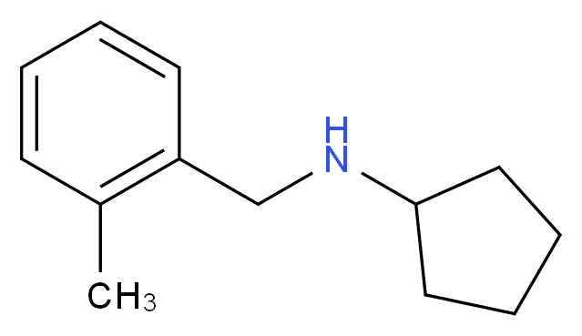 N-(2-methylbenzyl)cyclopentanamine_分子结构_CAS_108157-27-3)