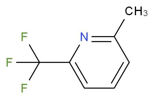 2-methyl-6-(trifluoromethyl)pyridine_分子结构_CAS_1620-72-0